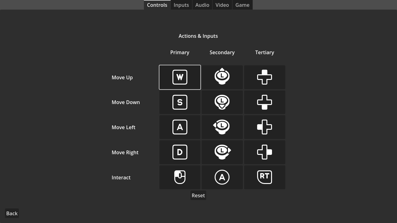 Input List - Icons Outlined