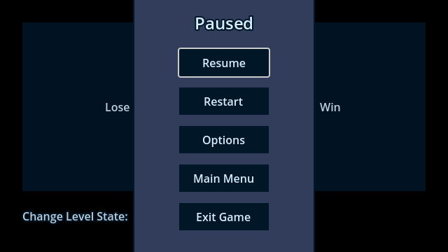 Pause Menu