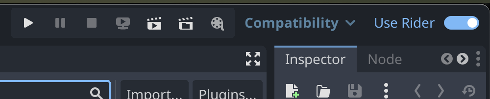 Toolbar toggle
