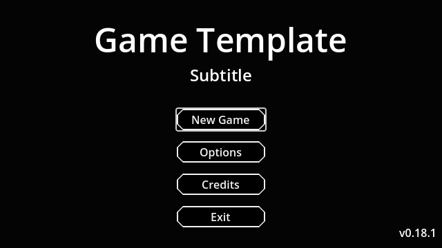 Main Menu - Gravity