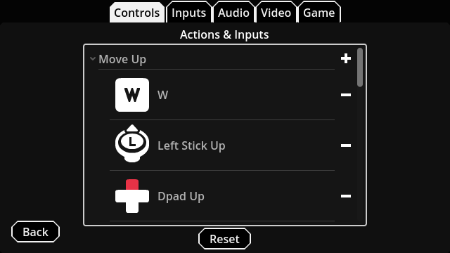 Input Tree - Gravity